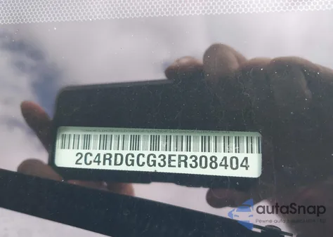 2014 Dodge Grand Caravan Sxt 30Th Anniversary из США, поврежденный, VIN 2C4RDGCG3ER308404